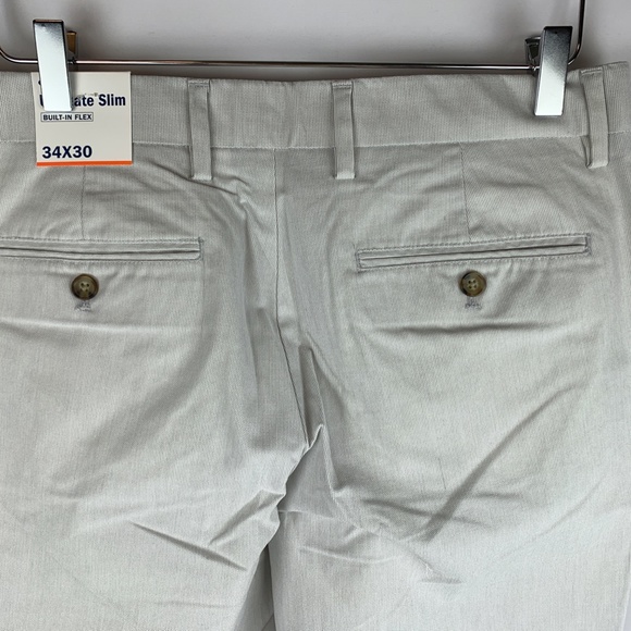Slim Ultimate Built-In Flex Textured Chino Pants - Picture 9 of 13